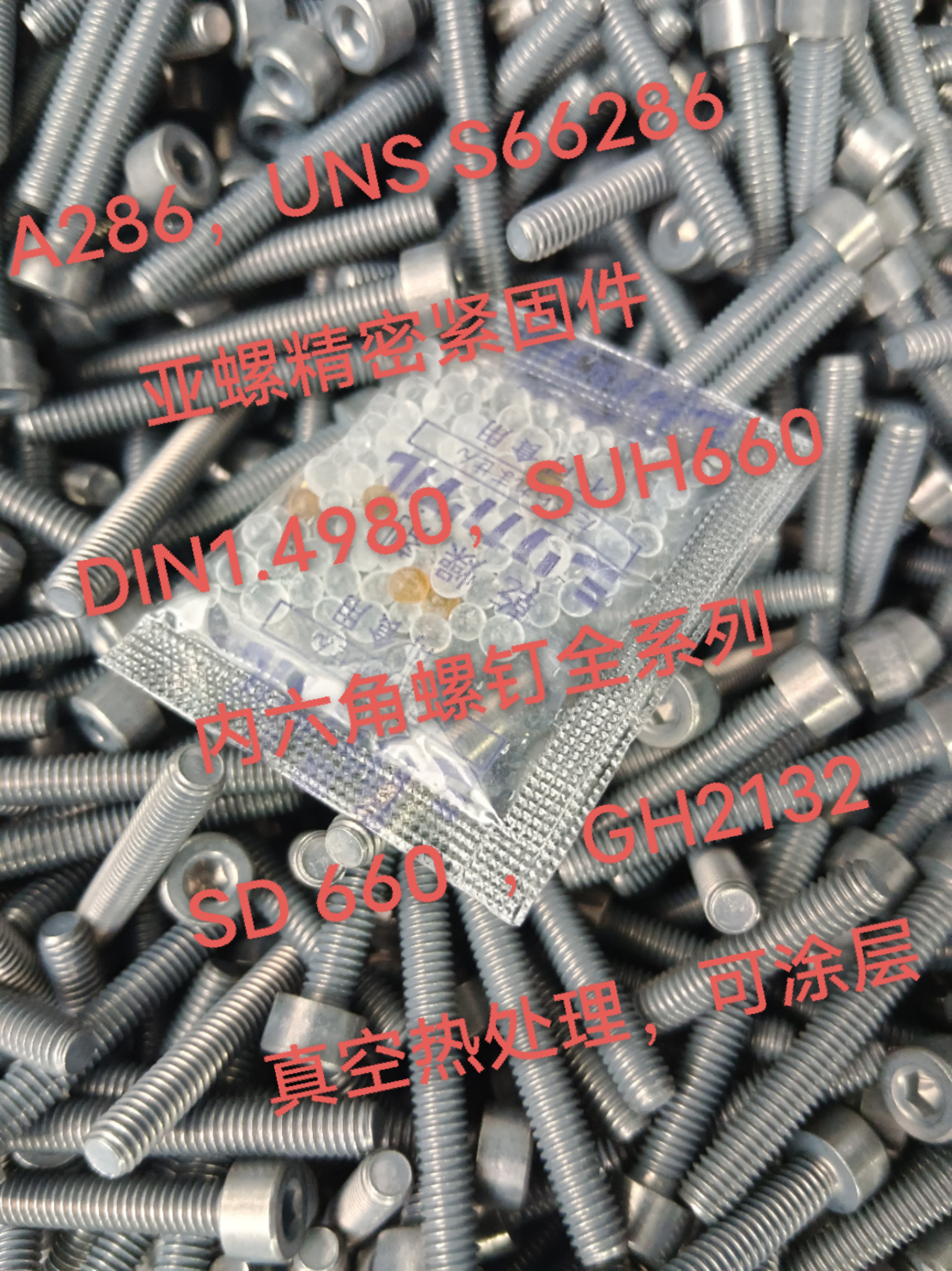 A286紧固件/内六角螺丝